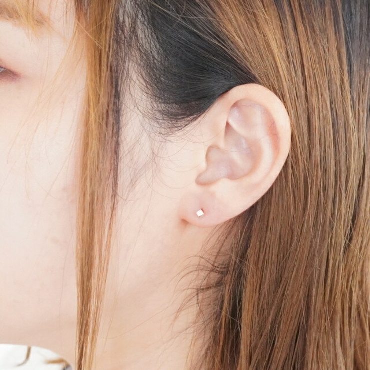 シルバーピアス キューブ キュービック | YUKATANゆかたん | 詳細画像6 