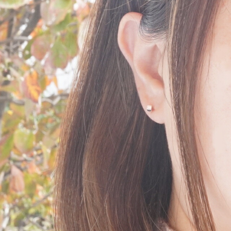 シルバーピアス キューブ キュービック | YUKATANゆかたん | 詳細画像7 