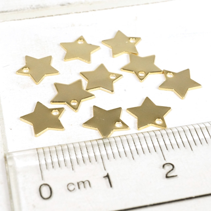 穴が中に型抜きされたスター ゴールド シルバー | YUKATANゆかたん | 詳細画像1 