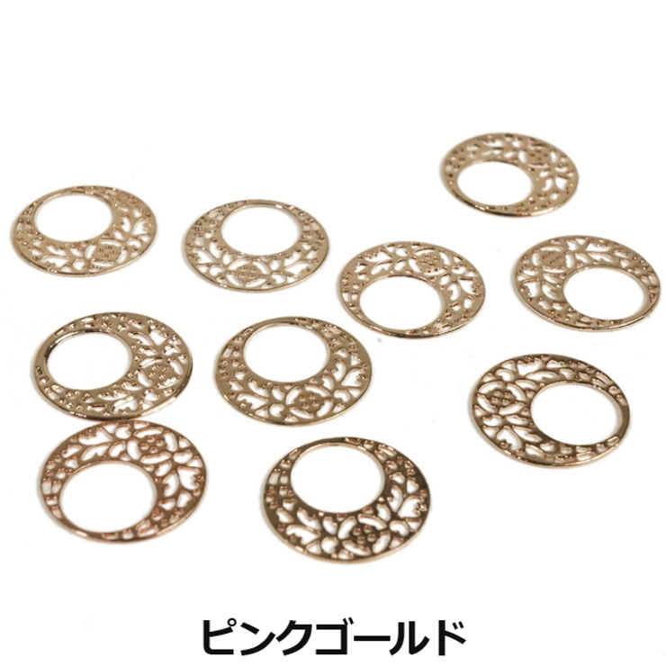 装飾が型抜かれたサークル ゴールド ピンクゴールド | YUKATANゆかたん | 詳細画像4 