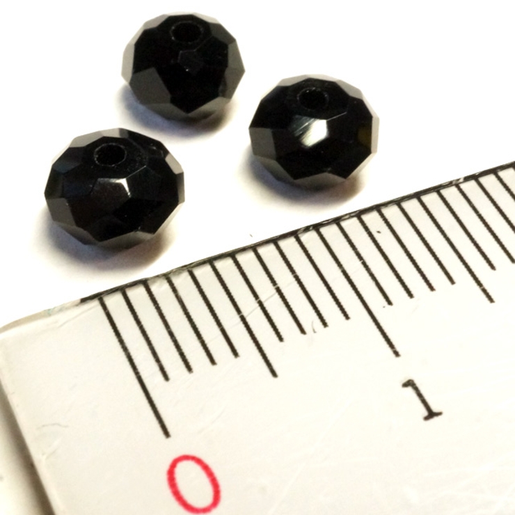 ガラスビーズ 多面体 ブラック | YUKATANゆかたん | 詳細画像2 