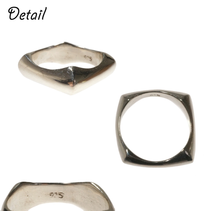 シルバーリング 指輪 四角 | YUKATANゆかたん | 詳細画像3 