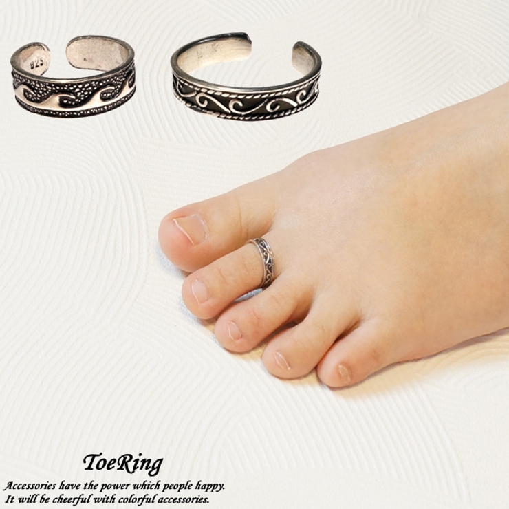 フリーサイズリング トゥリング 波 | YUKATANゆかたん | 詳細画像1 