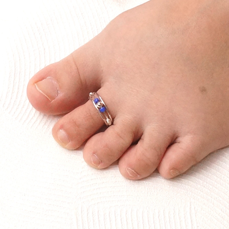 フリーサイズリング トゥリング カラフルビーズ | YUKATANゆかたん | 詳細画像4 