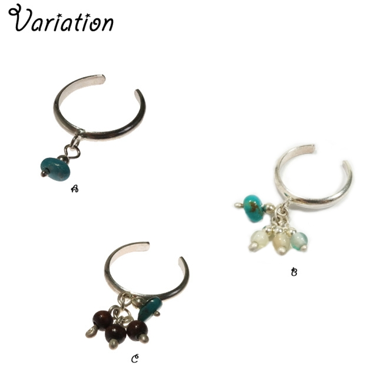 フリーサイズリング トゥリング ターコイズ風 | YUKATANゆかたん | 詳細画像2 