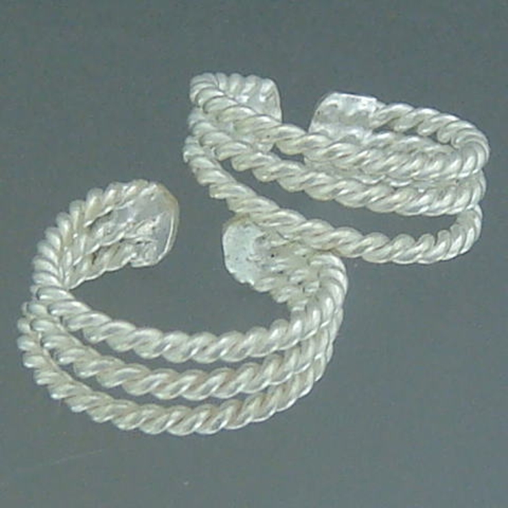 イヤーカフ シルバー925 ツブツブとしたシルバーの線がかわいいイヤーカフス | YUKATANゆかたん | 詳細画像1 