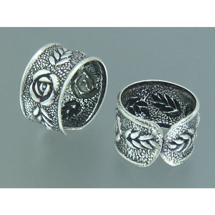 イヤーカフ シルバー925 バラの香りが漂ってきそうなイヤーカフス | YUKATANゆかたん | 詳細画像2 