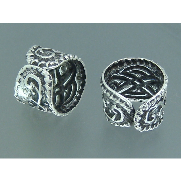 【ペアー売り】イヤーカフ シルバー925 きれいな模様が描かれたイヤーカフス | YUKATANゆかたん | 詳細画像2 