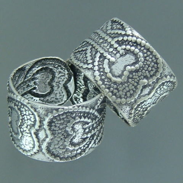 イヤーカフ シルバー925 模様を見ているだけでワクワクしちゃうイヤーカフス | YUKATANゆかたん | 詳細画像1 