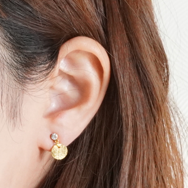 ピアス コイン ラウンド | YUKATANゆかたん | 詳細画像7 