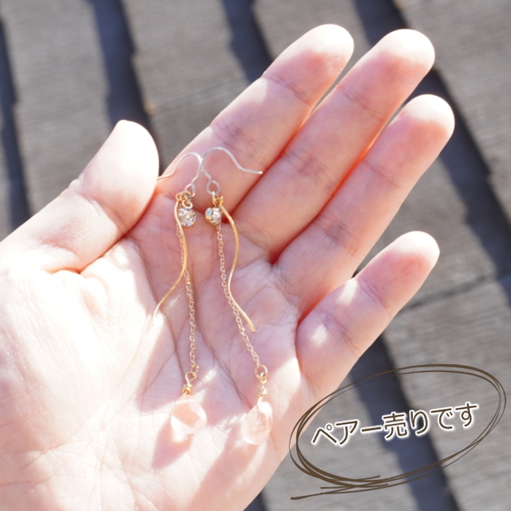 レディースピアス ドロップ 雫 | YUKATANゆかたん | 詳細画像5 
