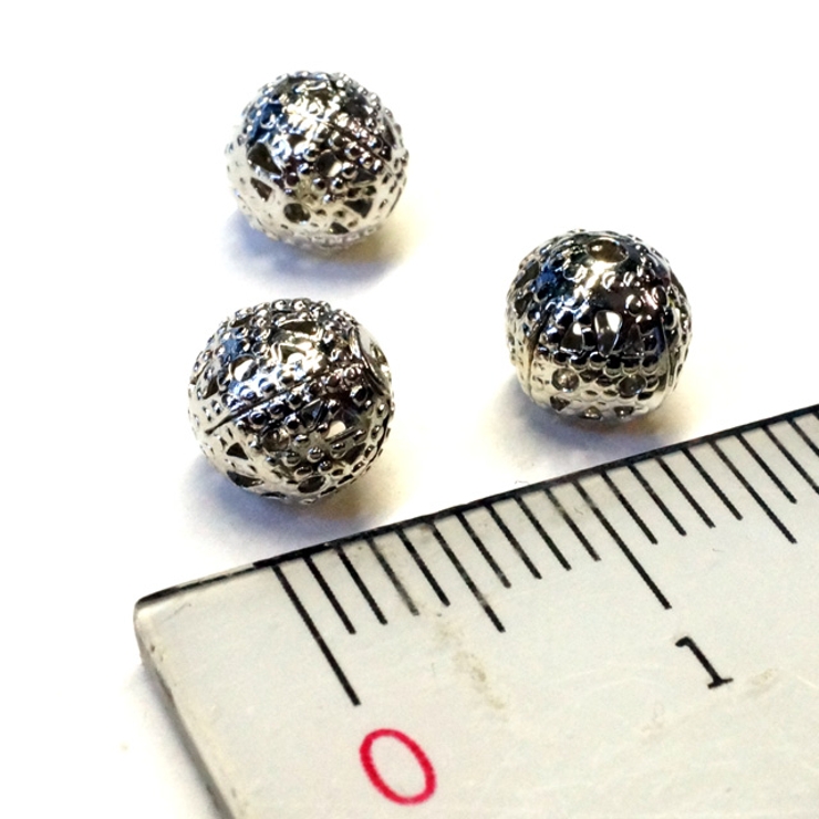 真鍮ビーズ ツヤ 透かし | YUKATANゆかたん | 詳細画像2 