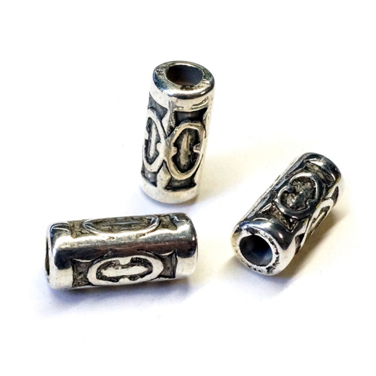 プラスチックビーズ 筒 アンティーク風 | YUKATANゆかたん | 詳細画像1 