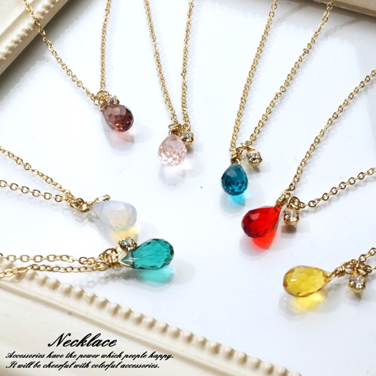 カッティングビーズ クリスタルビーズ あずきチェーン[品番