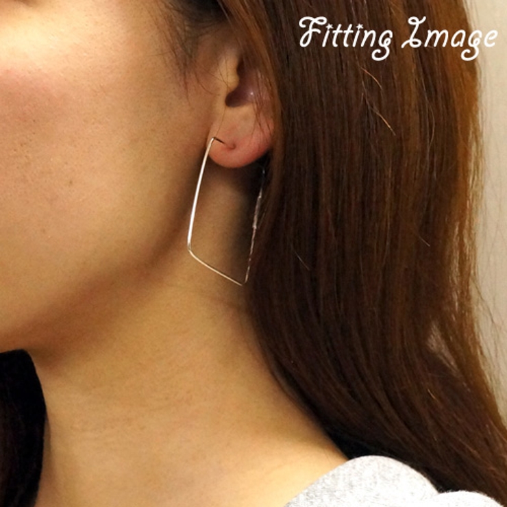 シンプルなひし形のフープピアス アクセサリー 品番 Yuka Yukatanゆかたん ユカタン のレディースファッション通販 Shoplist ショップリスト