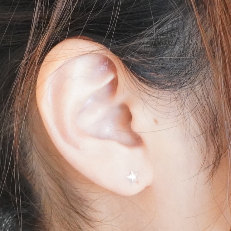 シルバーピアス スタッドピアス 星 | YUKATANゆかたん | 詳細画像6 