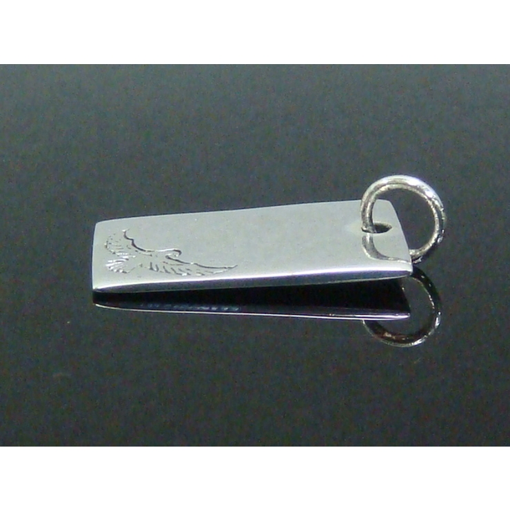 シルバー925 鷲の刻印がインディアン風プレーンプレートペンダントヘッド 【ペン… | laplateriashu  | 詳細画像3 