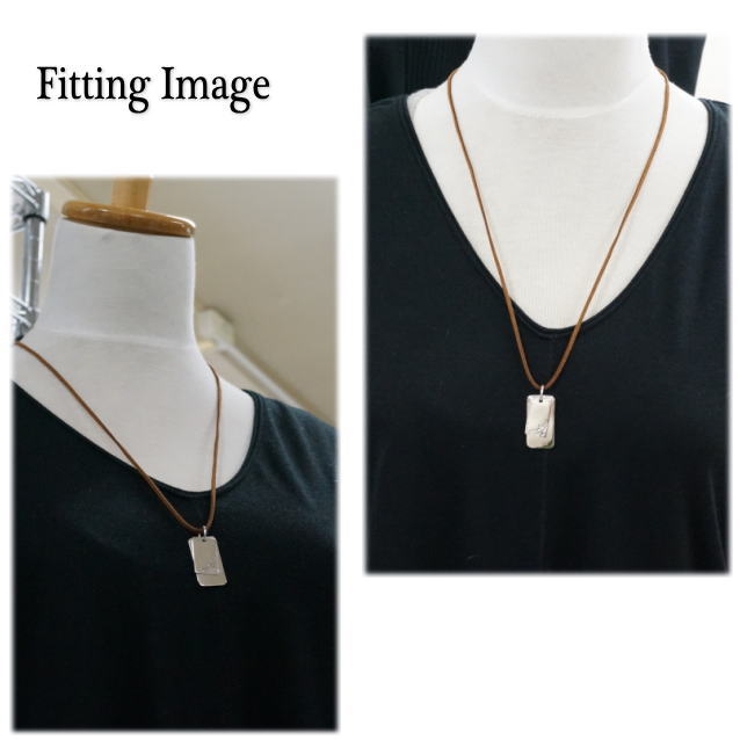 シルバー925 プレーンと鷲模様のプレート2枚組ペンダントトップ 【ペンダントヘ… | laplateriashu  | 詳細画像5 