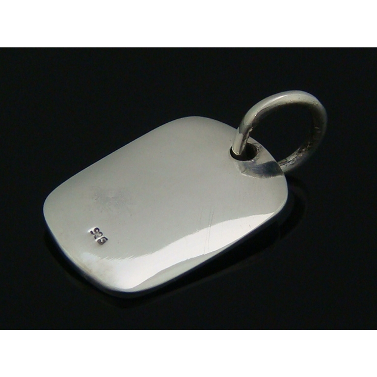 シルバー925 太陽のような星のきらめきのような模様のプレーンプレートペンダント… | laplateriashu  | 詳細画像2 