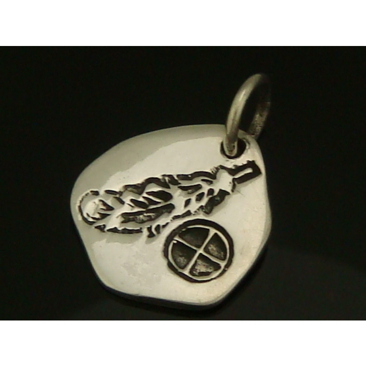 シルバー925 壁画に描かれた絵のようなヘッド インディアン18 | laplateriashu  | 詳細画像1 