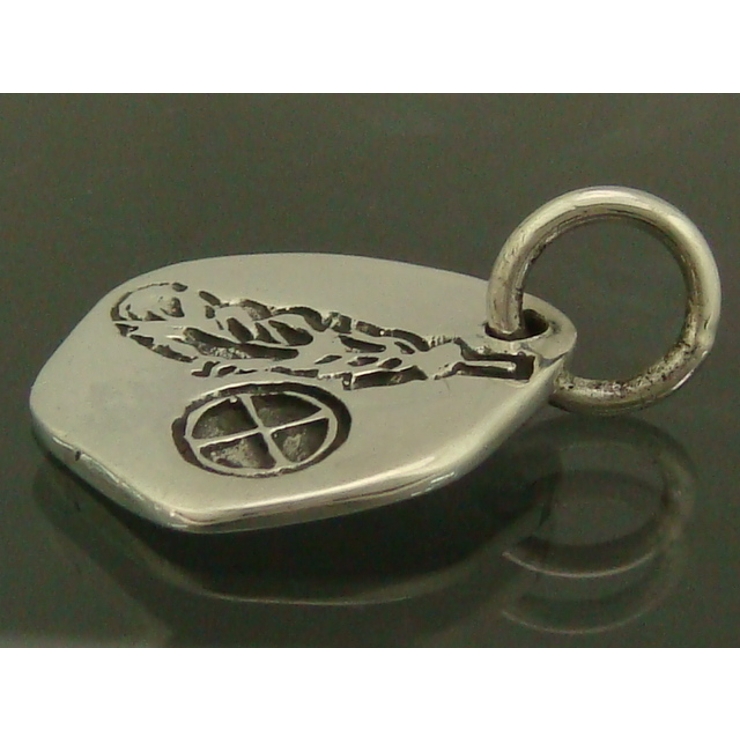 シルバー925 壁画に描かれた絵のようなヘッド インディアン18 | laplateriashu  | 詳細画像3 