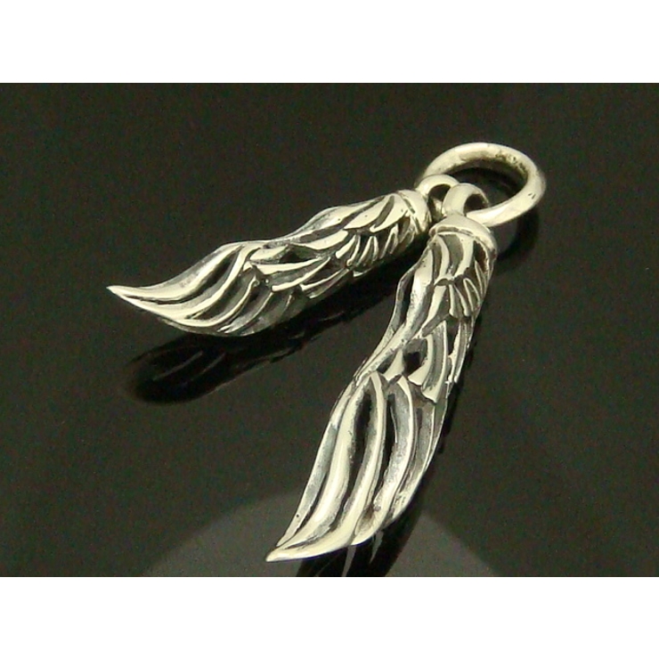 シルバー925 重量感のある立体的な羽根のペンダントヘッド！インディアン24 【… | laplateriashu  | 詳細画像1 