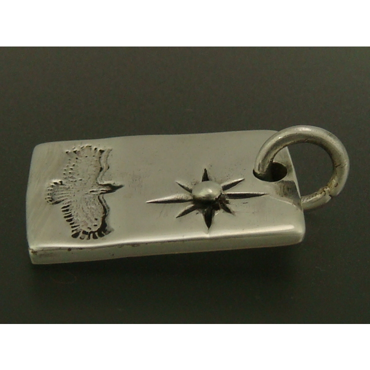 シルバー925 インディアンテイストのプレートペンダントヘッド！インディアン47… | laplateriashu  | 詳細画像3 