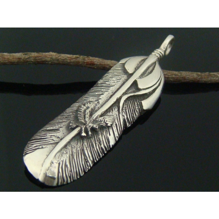 フェザー5 【ペンダントヘッド ペンダントトップ】 アクセサリー | laplateriashu  | 詳細画像1 