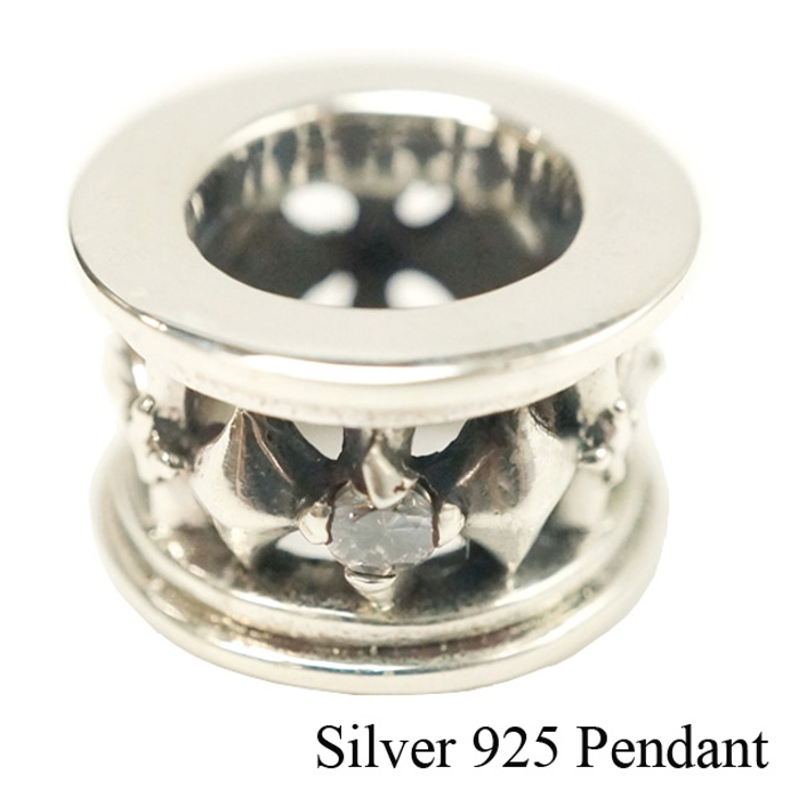 シルバー925 リング型ペンダントヘッド【シルバー製 クロス | laplateriashu  | 詳細画像1 