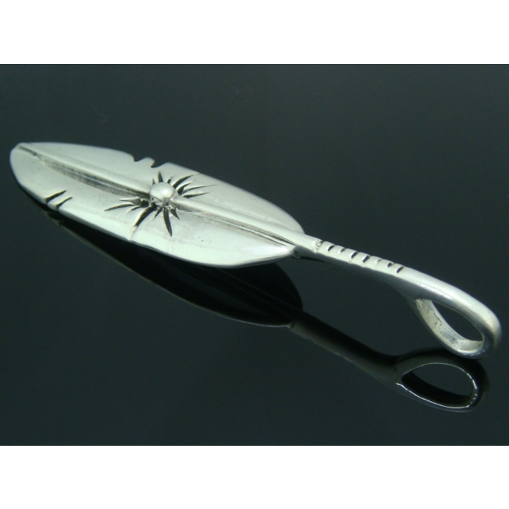 シルバー925 フェザー11 【ペンダントヘッド | laplateriashu  | 詳細画像3 