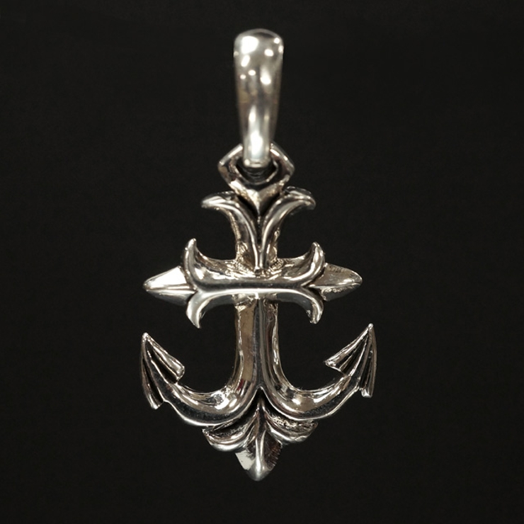 シルバー925 シャープなクロスペンダントヘッド【シルバー製 棘 | laplateriashu  | 詳細画像1 