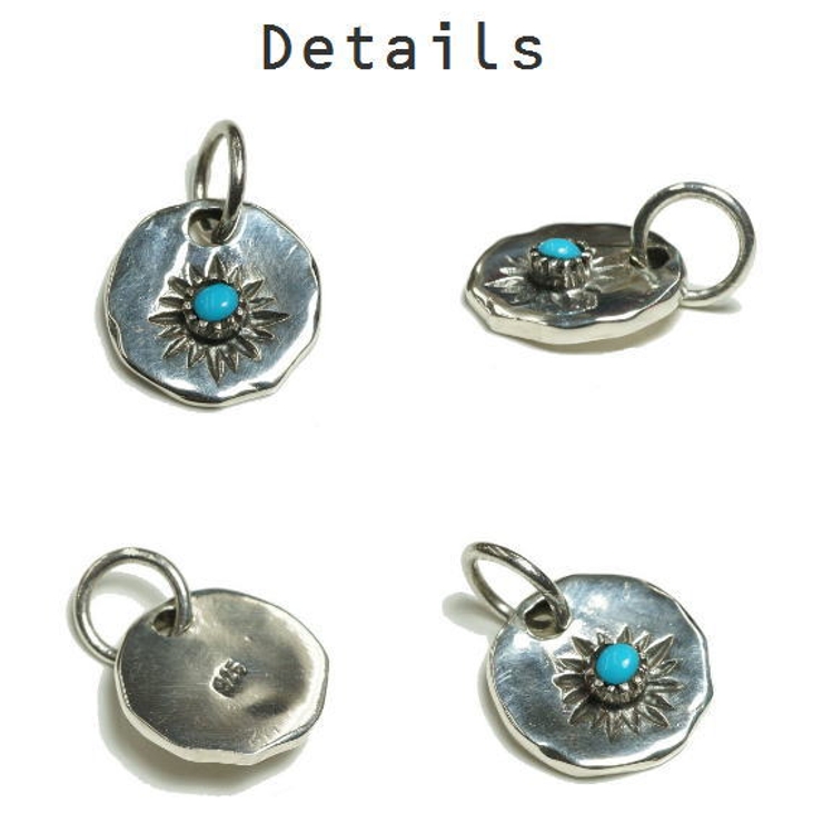 シルバー925 小ぶりでも存在感のある石付きペンダントトップ 【シルバー製 | laplateriashu  | 詳細画像2 