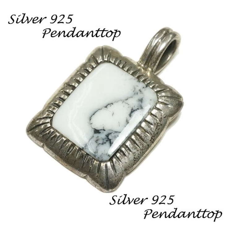 シルバー925 大理石のようなプレートタイプ石付きペンダントトップ アクセサリー[品番：YUKA0001688]｜laplateriashu  （ラプラテリアシュウ）のメンズファッション通販｜SHOPLIST（ショップリスト）