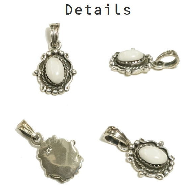 シルバー925 首元を上品に彩る石付きペンダントトップ 【シルバー製 | laplateriashu  | 詳細画像2 