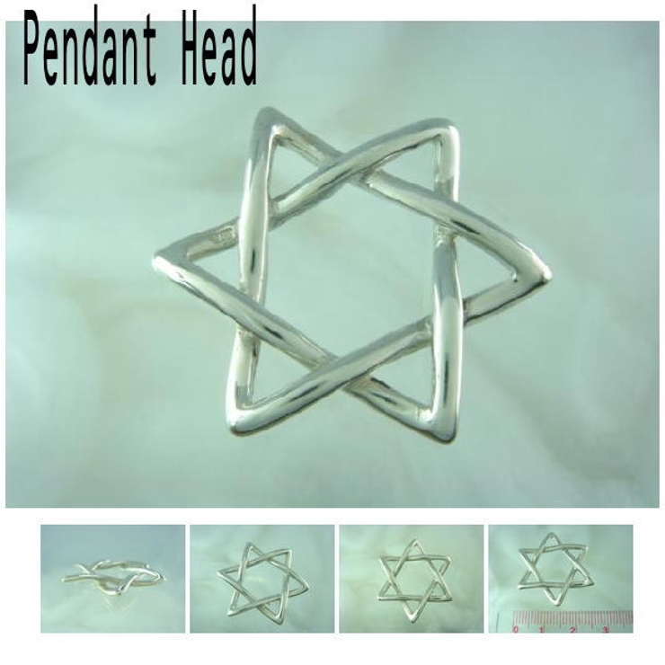 シルバー925 魔方陣のようなカワイイお星さまペンダントトップ 【シルバー製 | laplateriashu  | 詳細画像2 