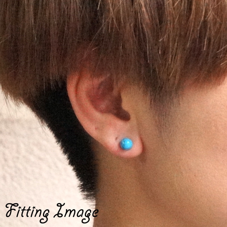 全4種類の6mm球パワーストーンのスタッドピアス アクセサリー | YUKATANゆかたん | 詳細画像3