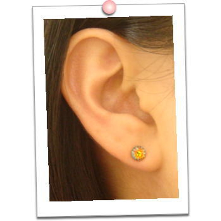 【シルバーピアス】メキシコ南米風 灼熱太陽のピアス 【スタッドピアス | YUKATANゆかたん | 詳細画像3 