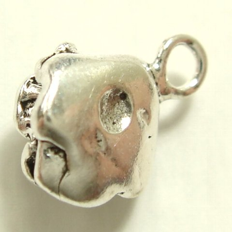 フラワーシルバーパーツ2個で1セット 横幅5 67mm×高さ7 | YUKATANゆかたん | 詳細画像2 