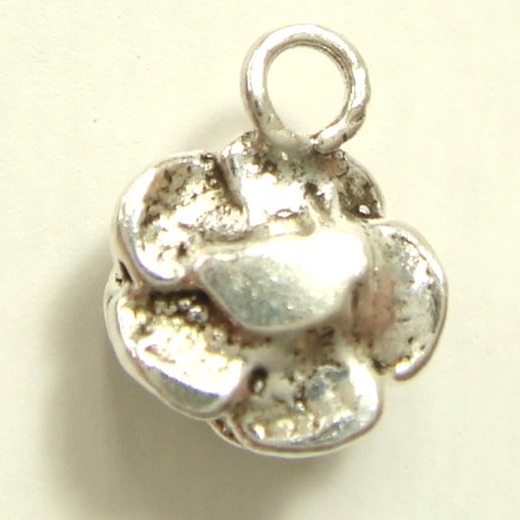 フラワーシルバーパーツ2個で1セット 横幅5 48mm×高さ6 | YUKATANゆかたん | 詳細画像2 