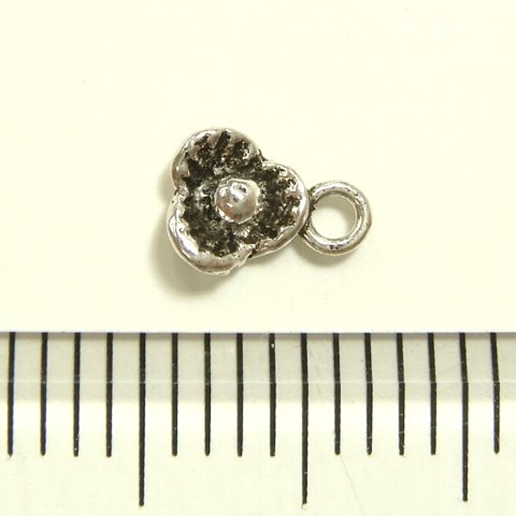 フラワーシルバーパーツ2個で1セット 横幅4 59mm×高さ6 | YUKATANゆかたん | 詳細画像3 