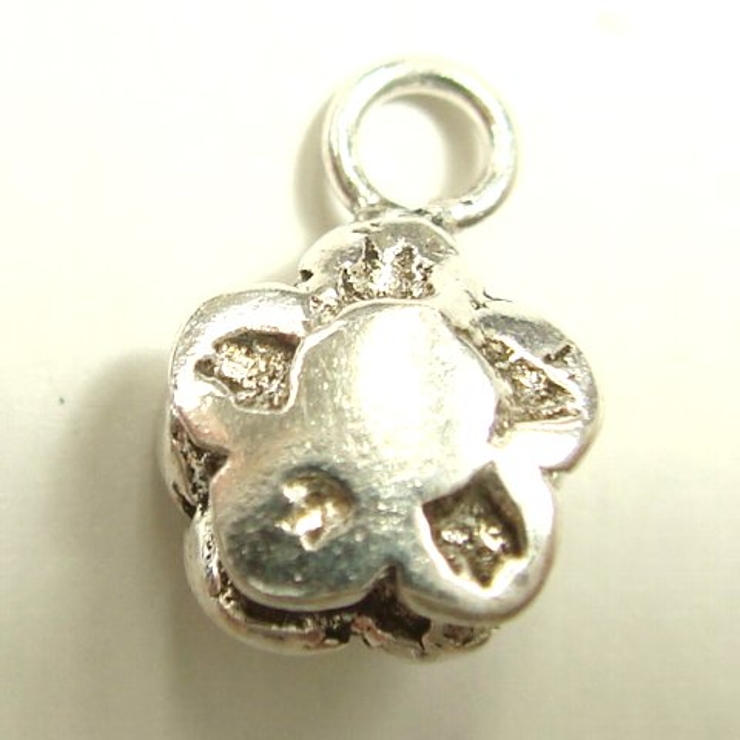 フラワーシルバーパーツ2個で1セット 横幅4 25mm×高さ5 | YUKATANゆかたん | 詳細画像2 