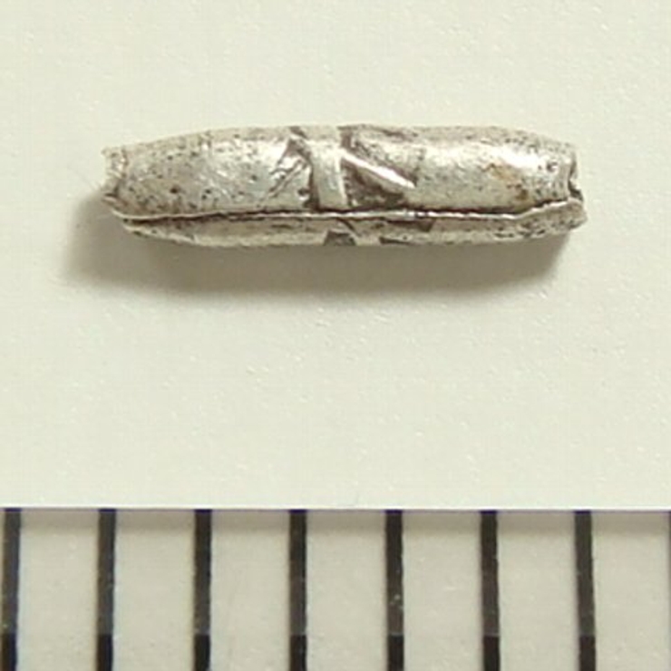 シルバーパーツ10個で1セット 直径1 2ｍｍタイプで葉っぱのような模様が描かれ… | YUKATANゆかたん | 詳細画像3 