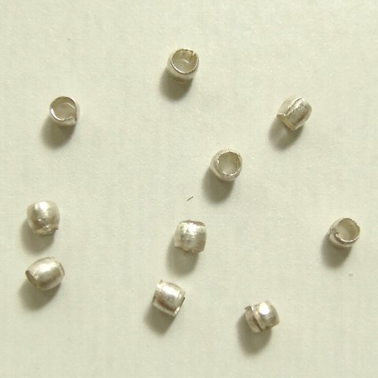 シルバーパーツ10個で1セット 直径1 3ｍｍタイプでシンプルな小さいシルバー9… | YUKATANゆかたん | 詳細画像1 