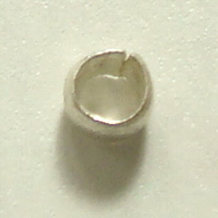 シルバーパーツ10個で1セット 直径1 3ｍｍタイプでシンプルな小さいシルバー9… | YUKATANゆかたん | 詳細画像2 