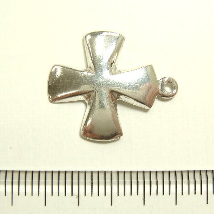 クロスシルバーパーツ1個で1セット 横幅17 18mm×高さ20 | YUKATANゆかたん | 詳細画像3 