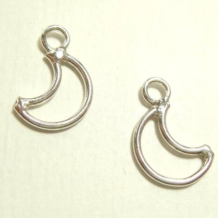 シルバーパーツ2個で1セット 横幅7 15mm×高さ10 | YUKATANゆかたん | 詳細画像1 