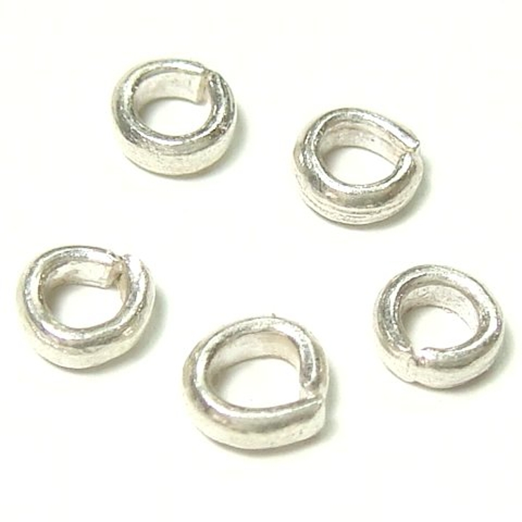 シルバーパーツ5個で1セット 直径2 7ｍｍタイプの小さいシルバー925製の極小… | YUKATANゆかたん | 詳細画像1 