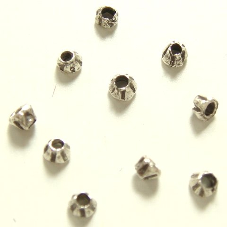 シルバーパーツ10個で1セット 直径1 9ｍｍタイプで横側に線の入っているとって… | YUKATANゆかたん | 詳細画像1 
