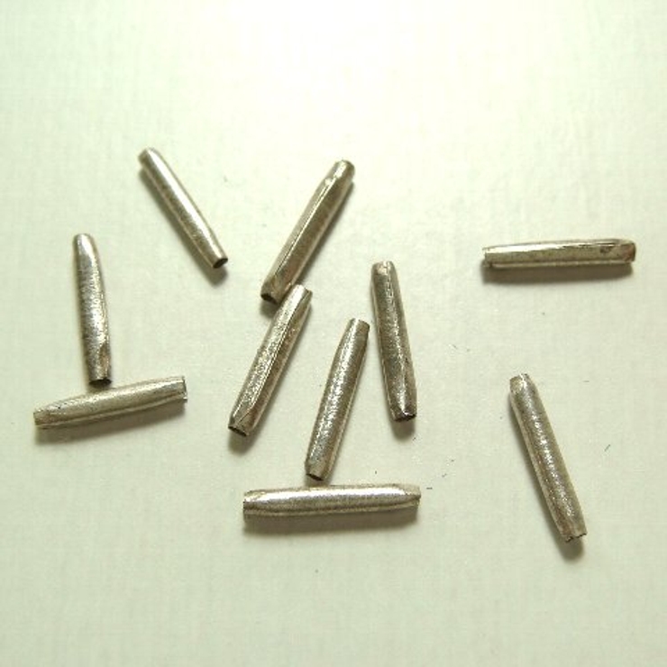 シルバーパーツ10個で1セット 直径1 3ｍｍタイプでシンプルな細いシルバー92… | YUKATANゆかたん | 詳細画像1 