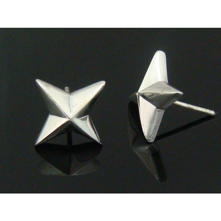【シルバーピアス】星型メンズピアス  アクセサリー | YUKATANゆかたん | 詳細画像3 